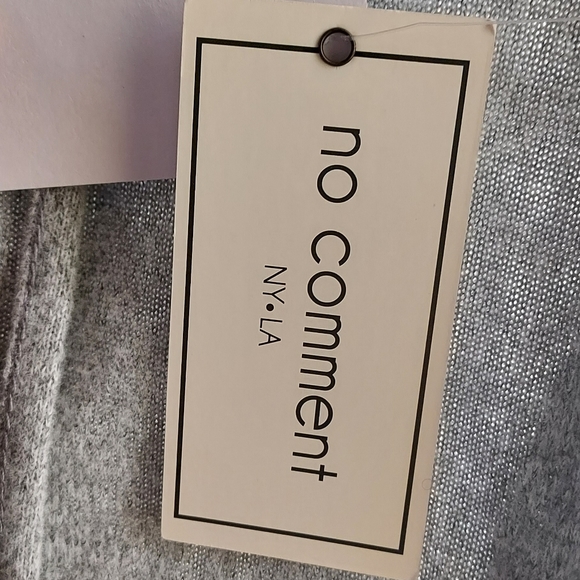 Soft Heather Gray Hooded Dress by NO COMMENT NY.LA - Picture 4 of 8